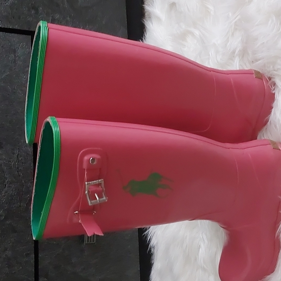 Polo pink rain boots - Picture 3 of 6